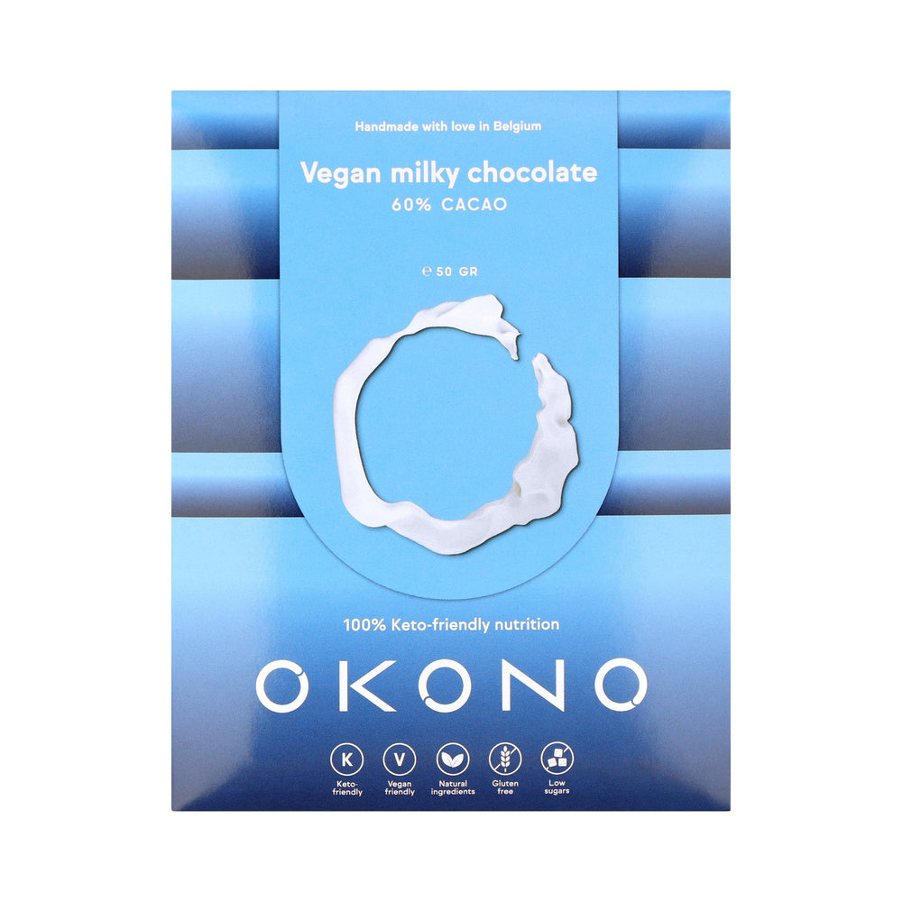 OKONO - Sukkerfri vegansk melkesjokolade(50g)