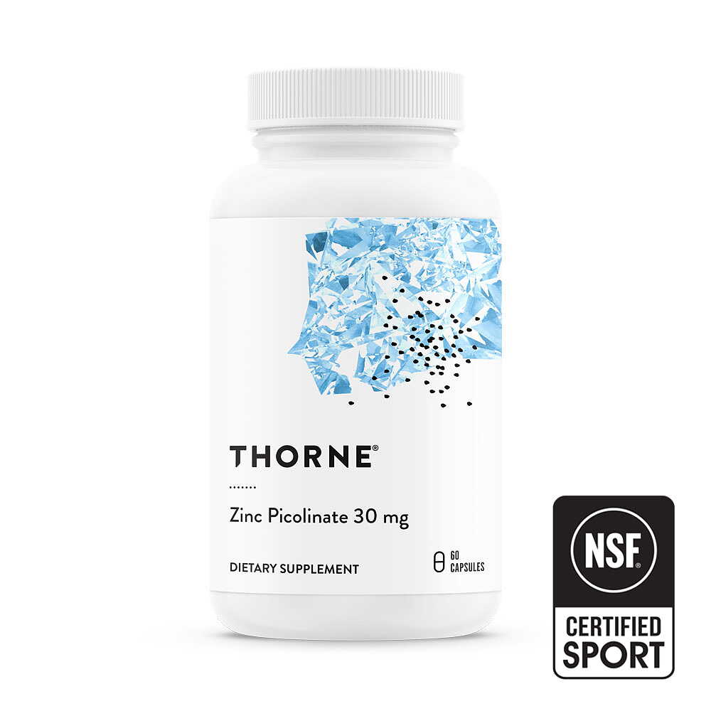 Thorne - Zinc Picolinate 30 mg, 60 kap (NSF)