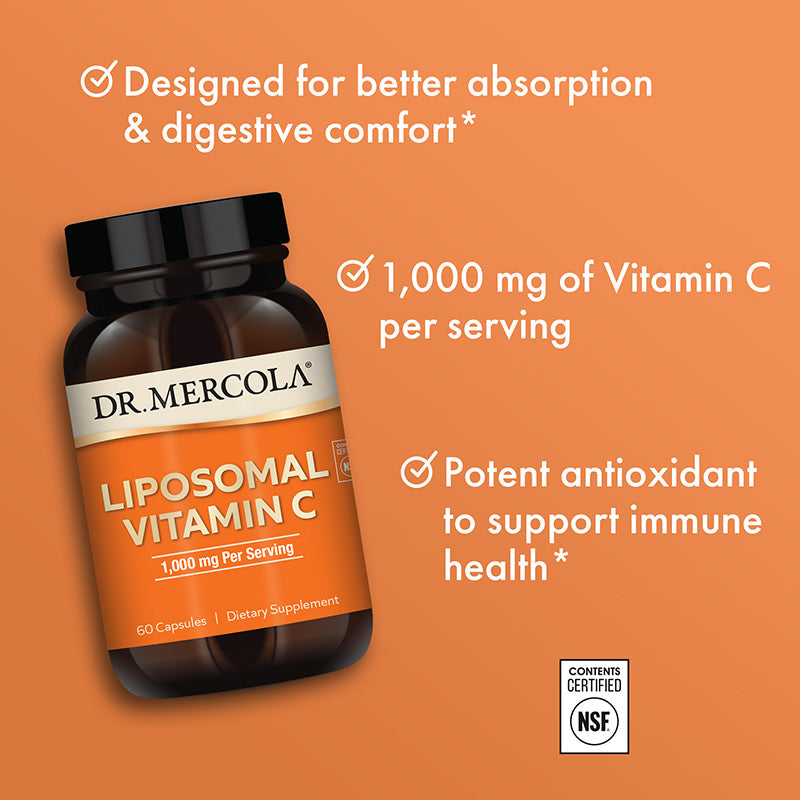 
                  
                    Dr. Mercola – Liposomal C Vitamin – 60 kapsler
                  
                