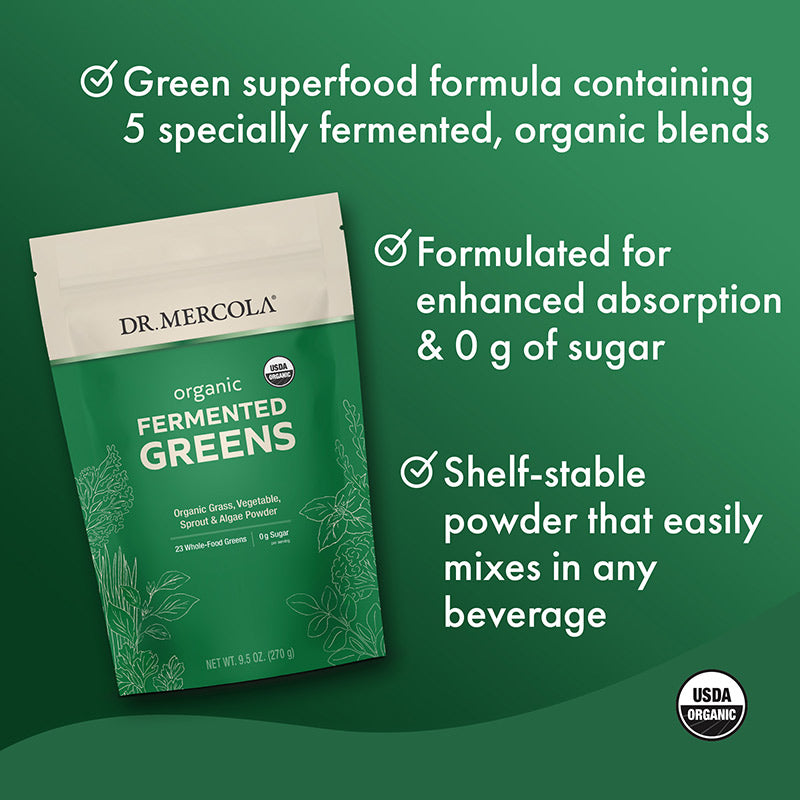 
                  
                    Dr. mercola Økologisk fermentert greens (270g)
                  
                