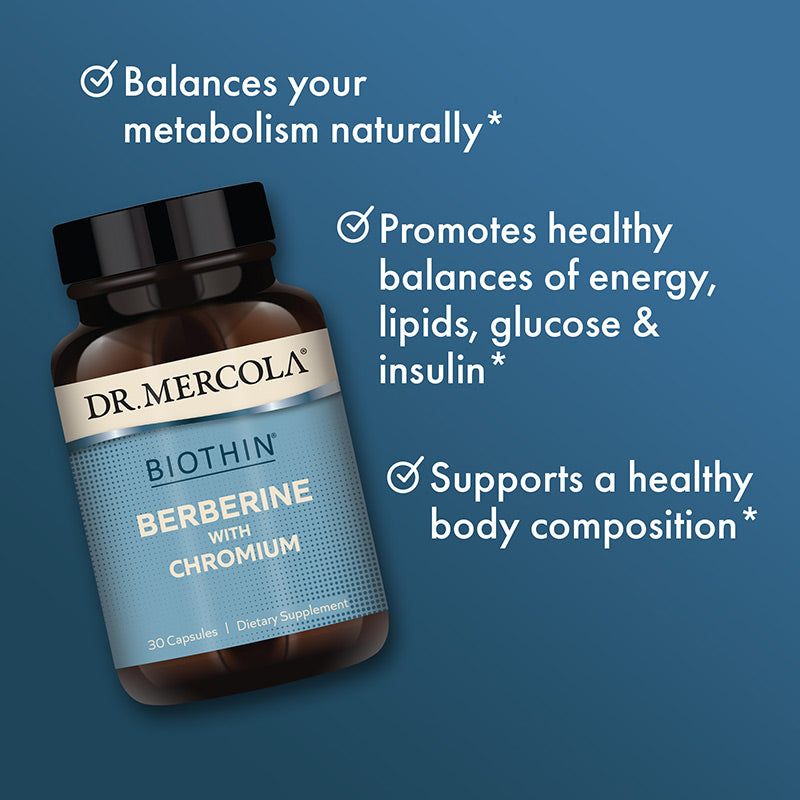 
                  
                    Dr. Mercola - Biothin® Berberine med krom
                  
                