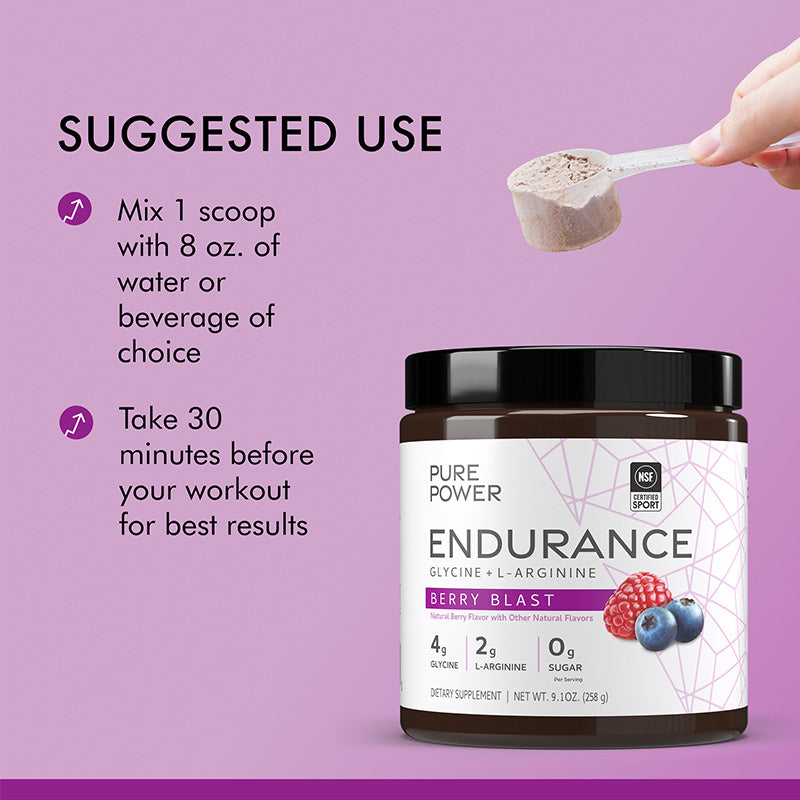 
                  
                    Dr. Mercola- Pure Power Endurance with Glycine + L-Arginine - Berry Blast
                  
                