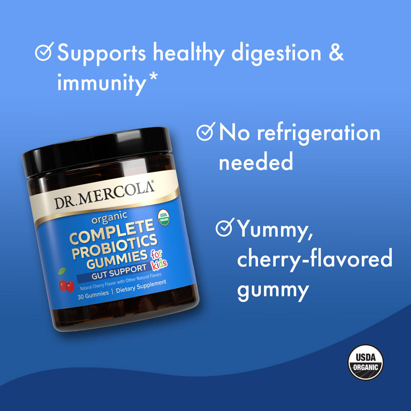 
                  
                    Dr. Mercola- Organic Complete Probiotics Gummies - Cherry (for barn)
                  
                