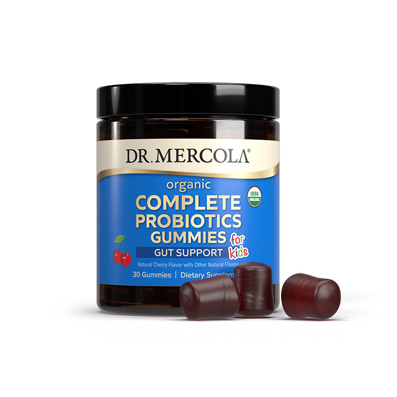 Dr. Mercola- Organic Complete Probiotics Gummies - Cherry (for barn)