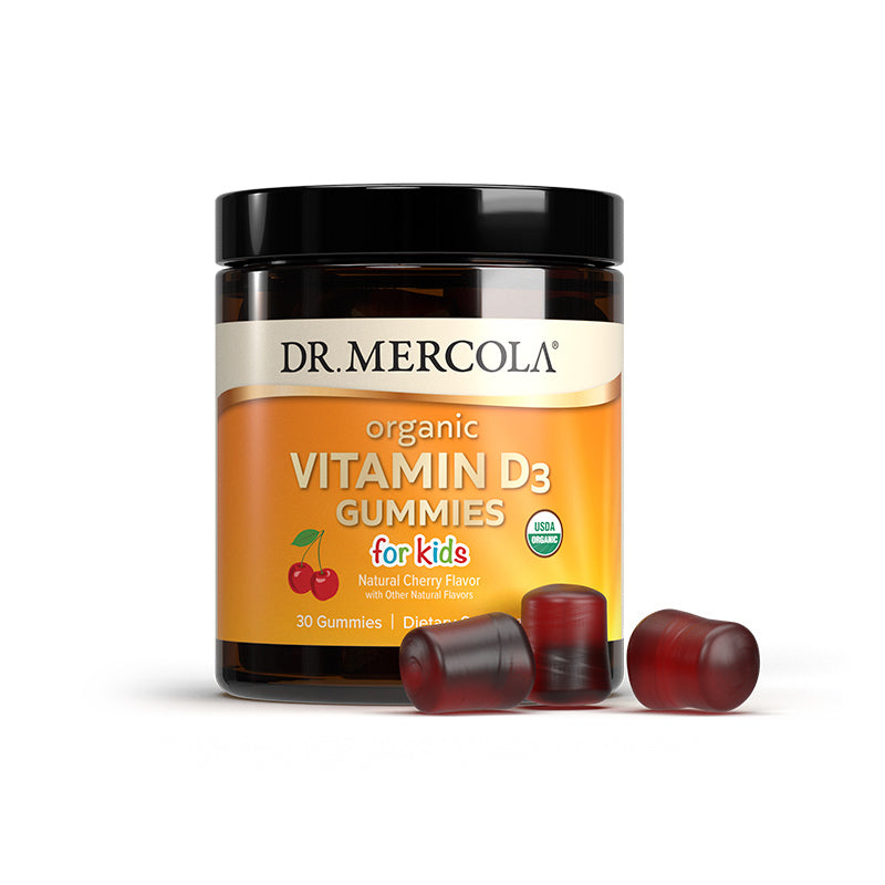 Dr. Mercola – Økologisk Vitamin D3 Gummies - Cherry (for barn)