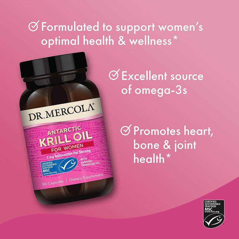 
                  
                    Dr. Mercola- Krill olje for kvinner (60 kaps)
                  
                