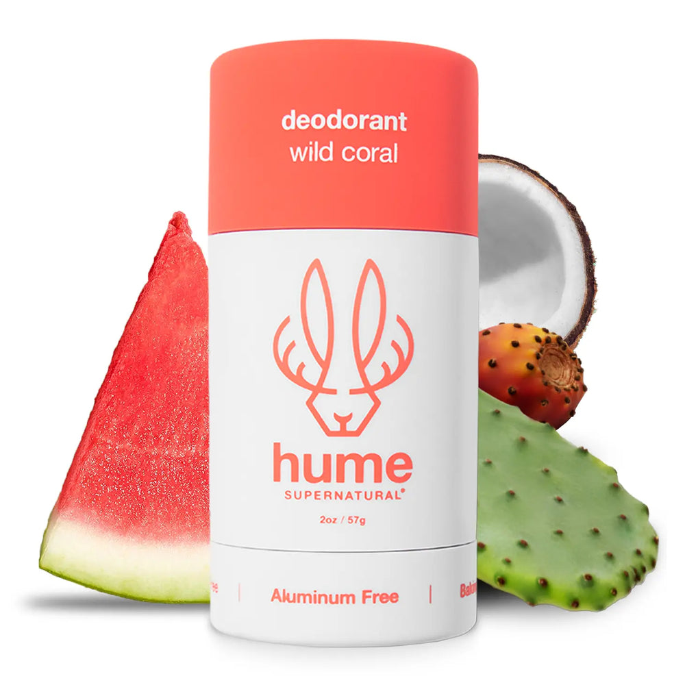 Hume Plant & Probiotic Deodorant- Wild Coral Scentp