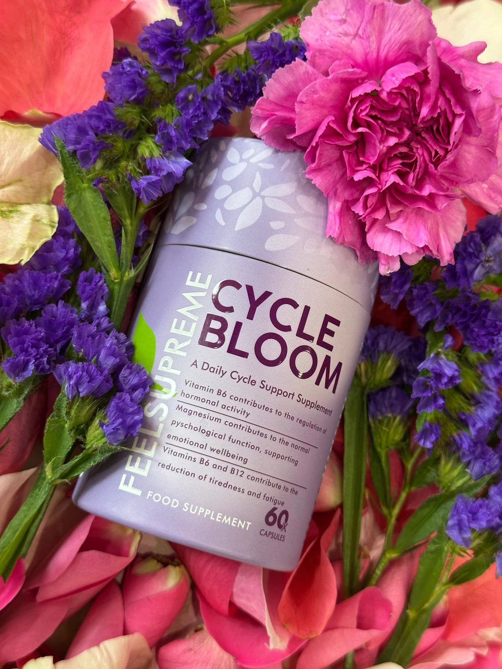 
                  
                    Feel Supreme - Cycle Bloom | Støtte for månedlig syklus og hormonell balanse
                  
                