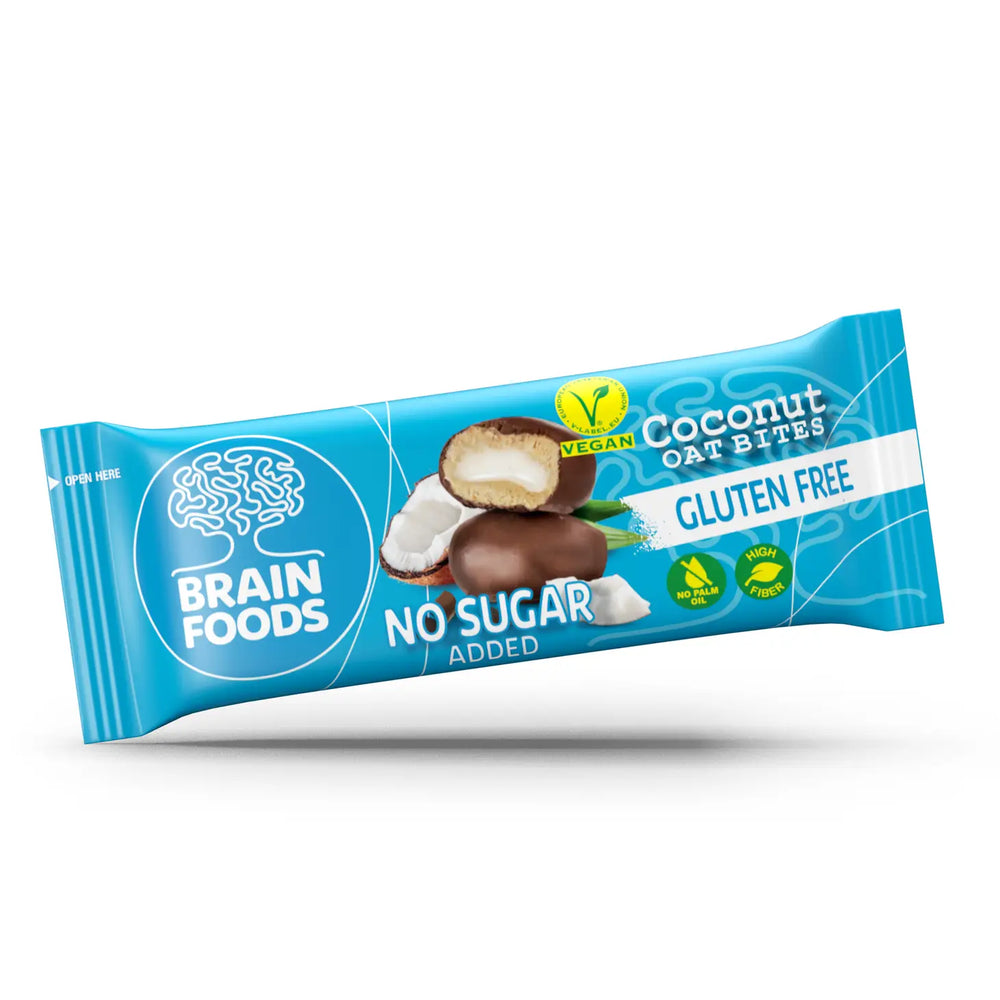 Brain Foods Coconut Bites  (44g)