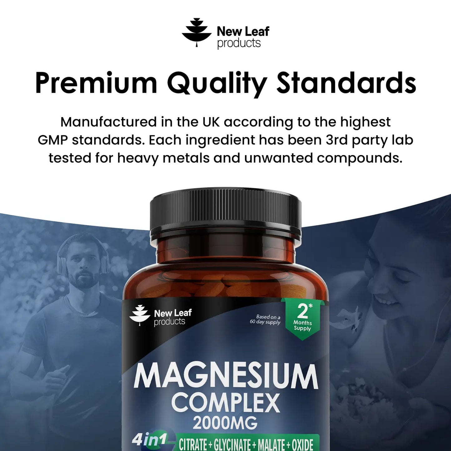 
                  
                    New leaf - Magnesium Complex - 4 in 1  (120 kaps)
                  
                