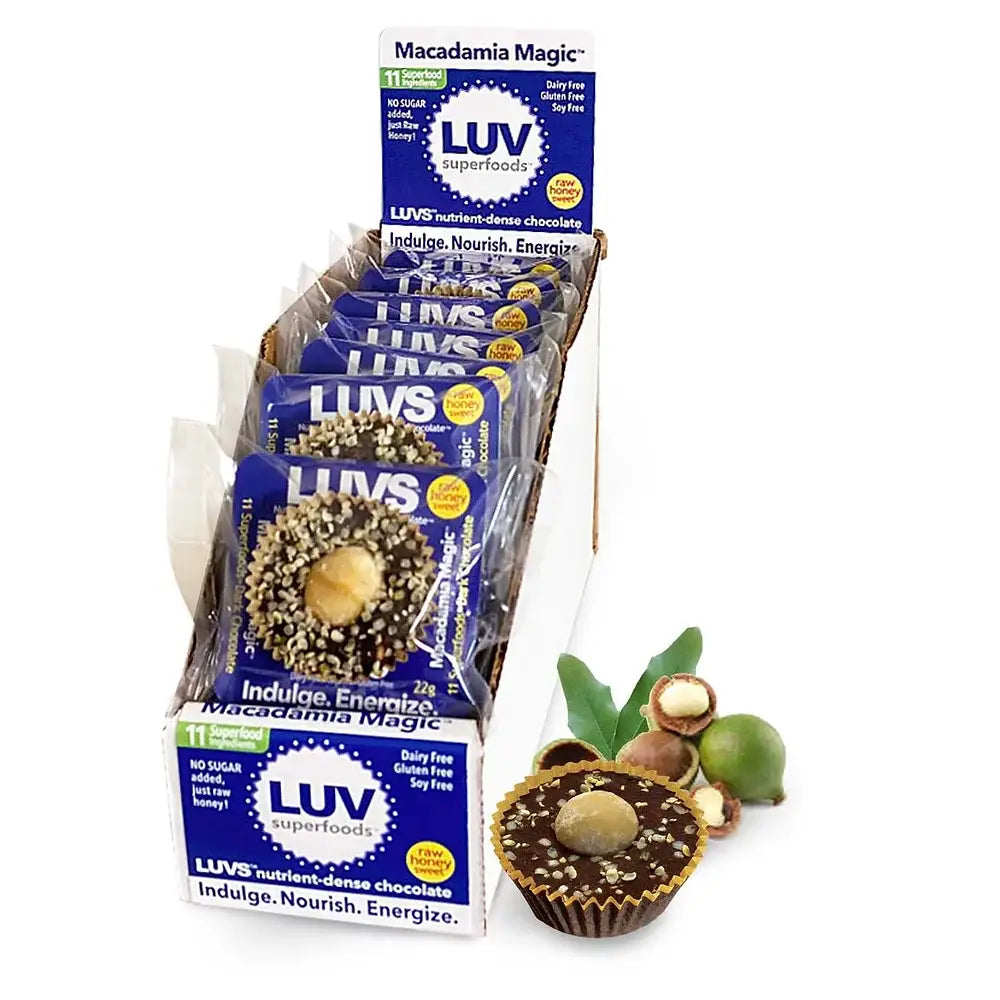 Superfood Dark Chocolate Cups - Macadamia Magic (24g)