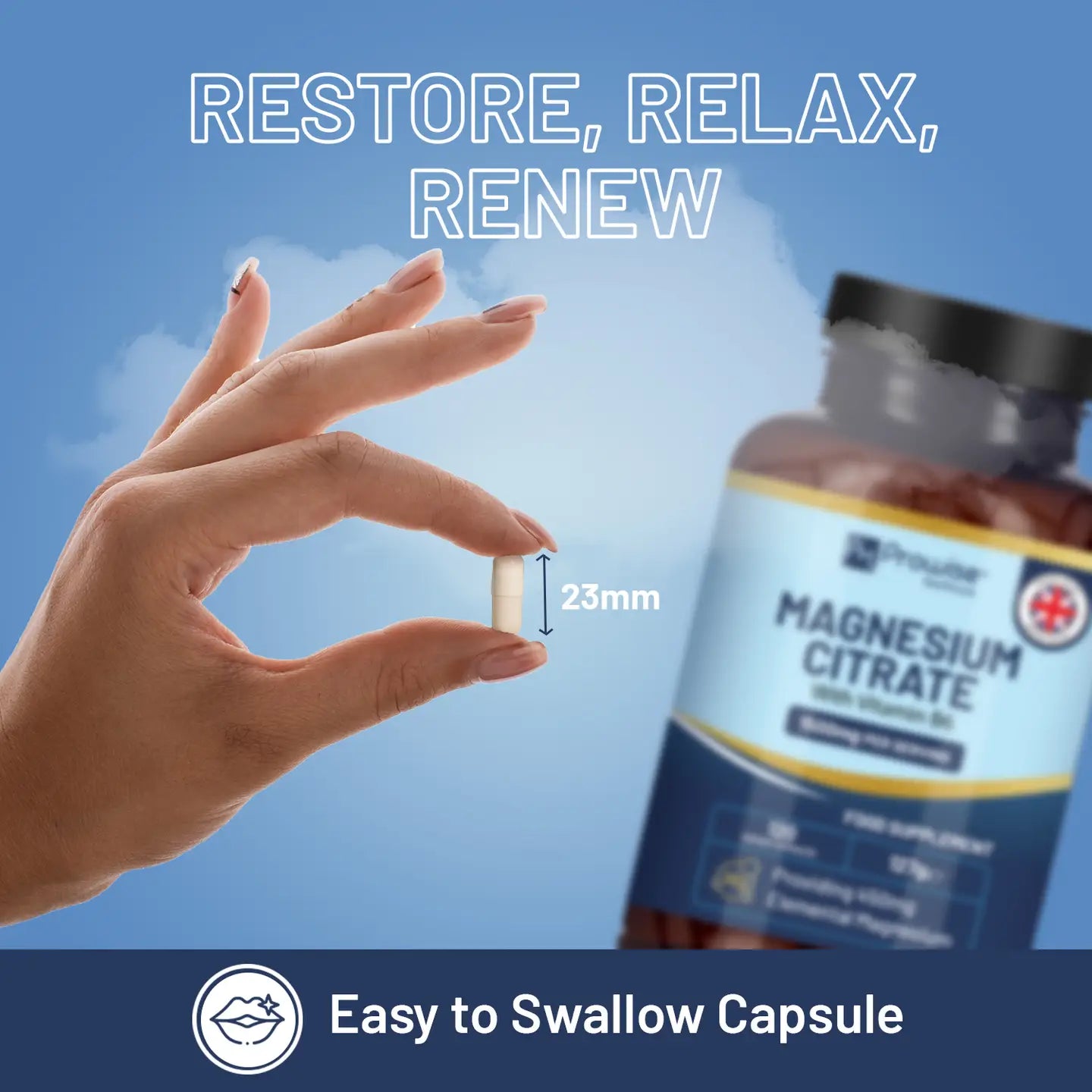 
                  
                    Magnesium Citrate med Vitamin B6
                  
                