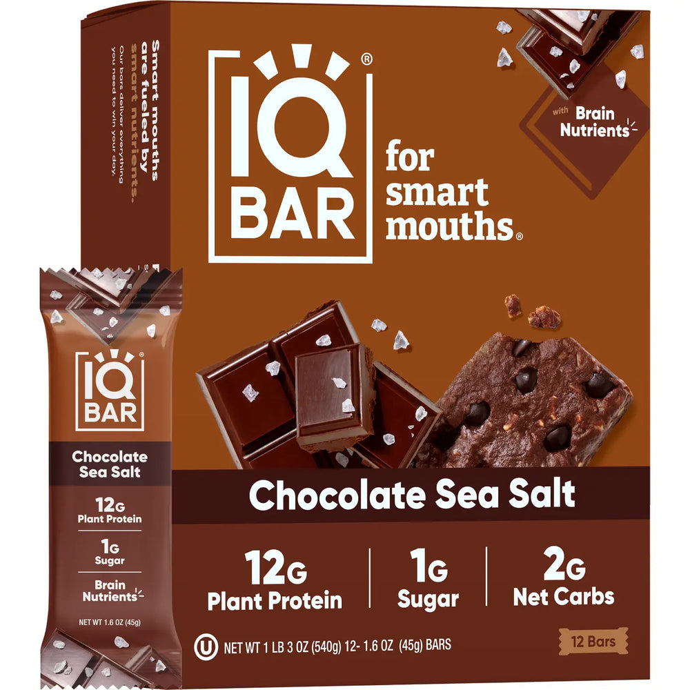 
                  
                    IQBar - Chocolate Sea Salt Proteinbar(45g)
                  
                