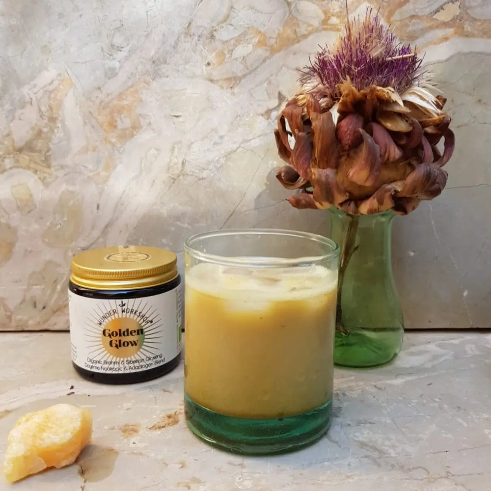 
                  
                    Golden Glow - organic adaptogen blend for radiant focus(40g)
                  
                
