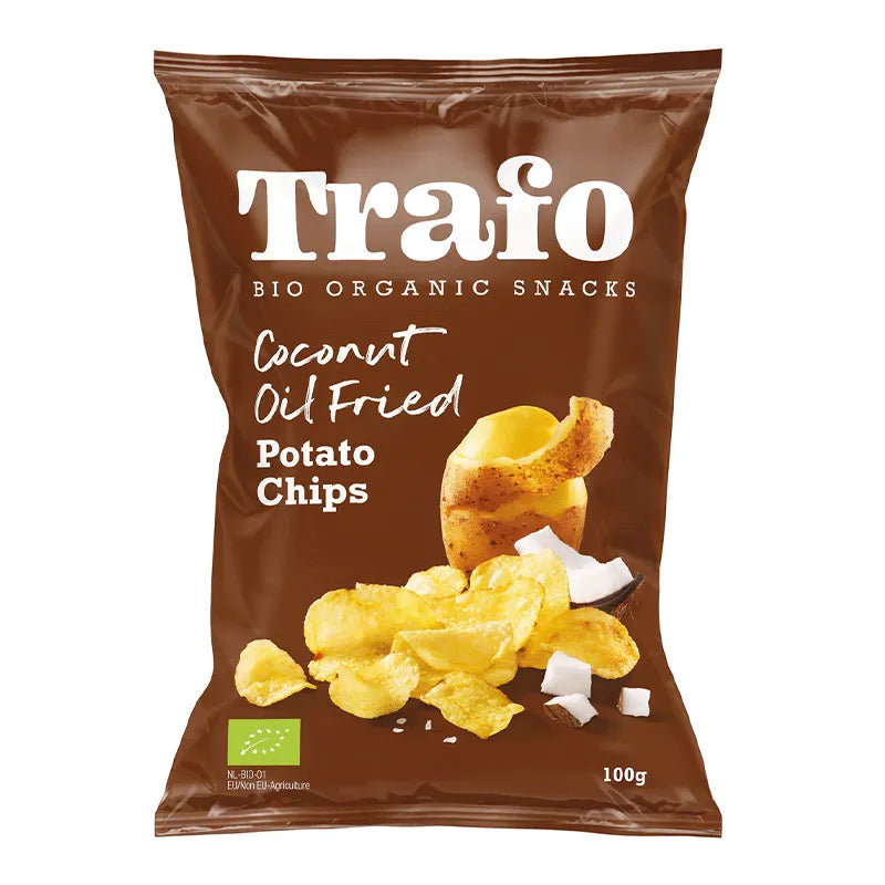 Trafo - Økologisk Potetchips stekt i kokosnøttolje 100 gr