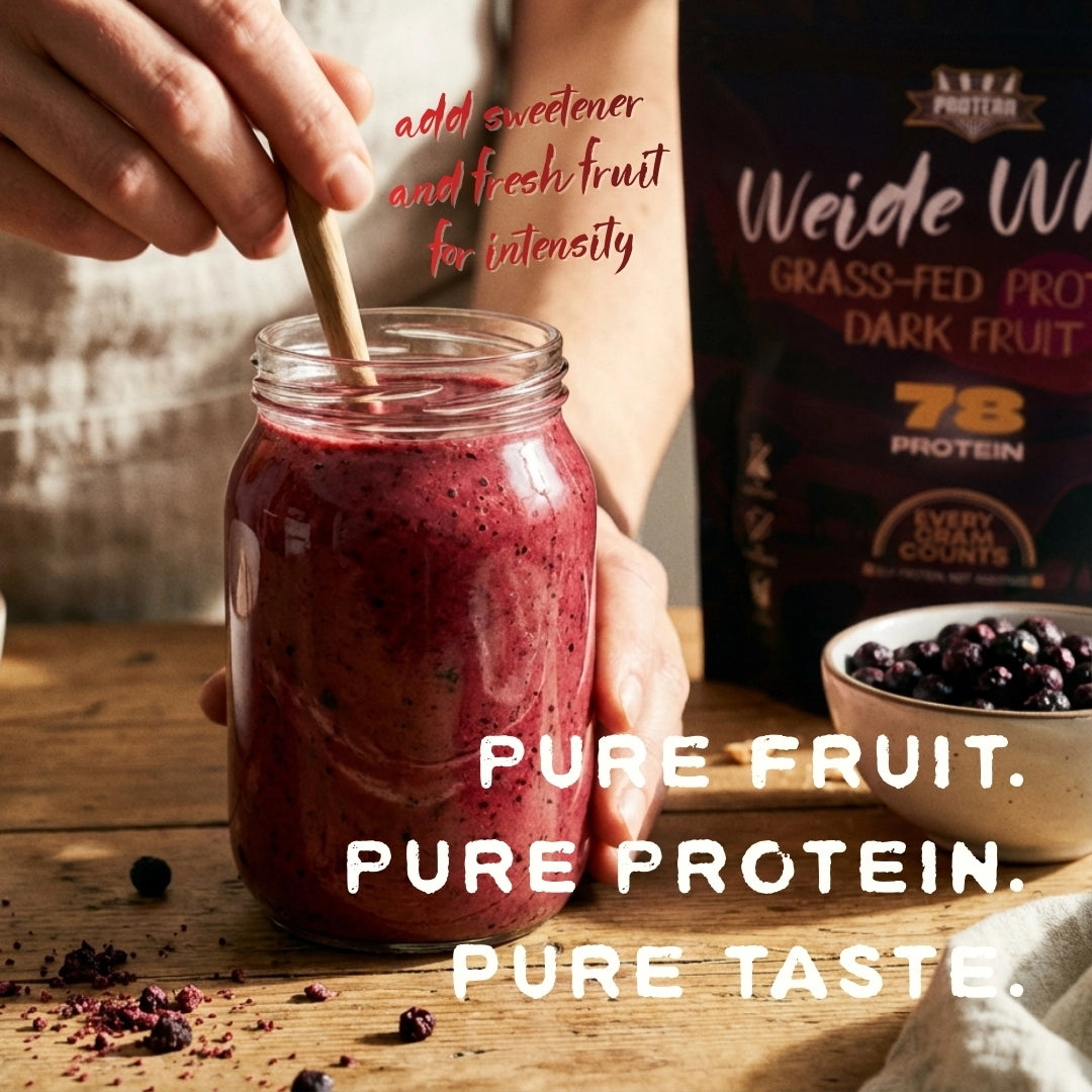 
                  
                    Grass-Fed Whey Protein - Dark Fruit 800g
                  
                