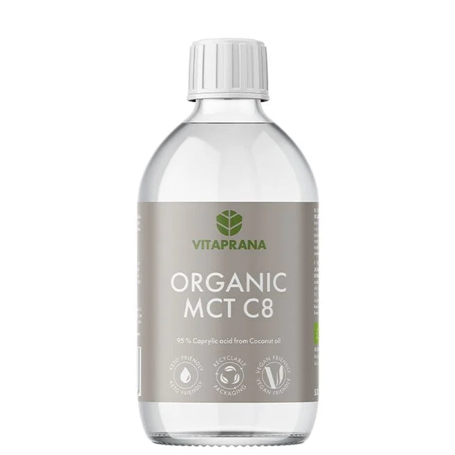 Økologisk MCT Olje C8 500 ml