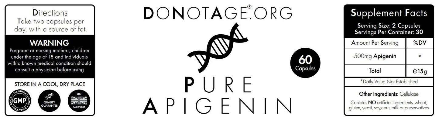 
                  
                    DoNotAge -  Pure Apigenin 60 caps
                  
                