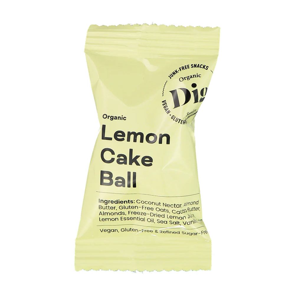 Dig Get Raw Lemon cake ball 25gr