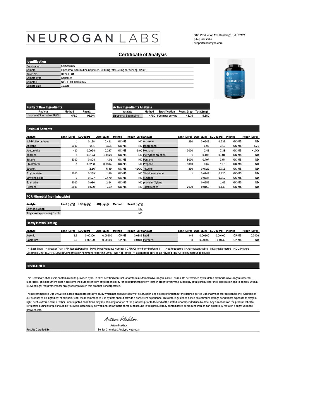 
                  
                    Liposomal Spermidine kapsler (120)
                  
                