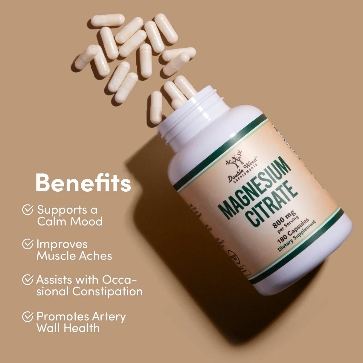 
                  
                    Double Wood - Magnesium Citrate (180 kaps)
                  
                
