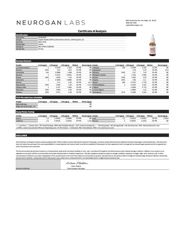 
                  
                    Ghk-Cu nakke & ansikt serum (30ml)
                  
                