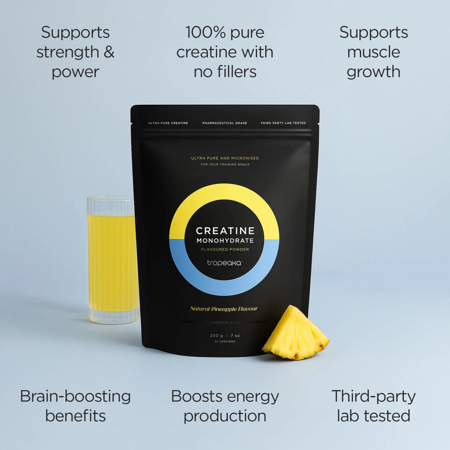 
                  
                    Tropeaka- Kreatin monohydrat 200g Pineapple
                  
                