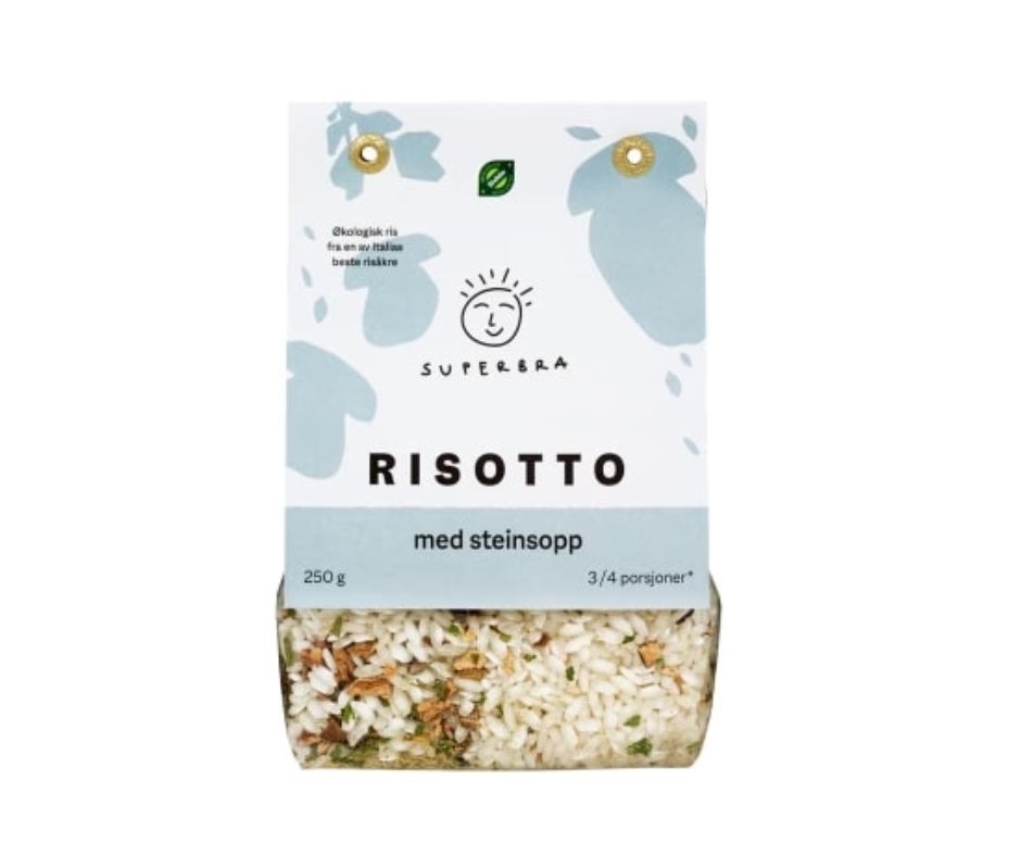 Økologisk Risotto med steinsopp (250g)