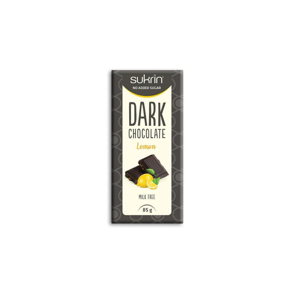 Sukrin Dark Chocolate Lemon, 85 g