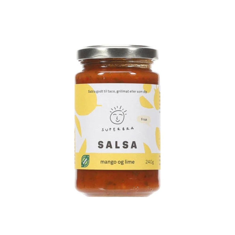 Økologisk Salsa Frisk Mango & Lime (240g)