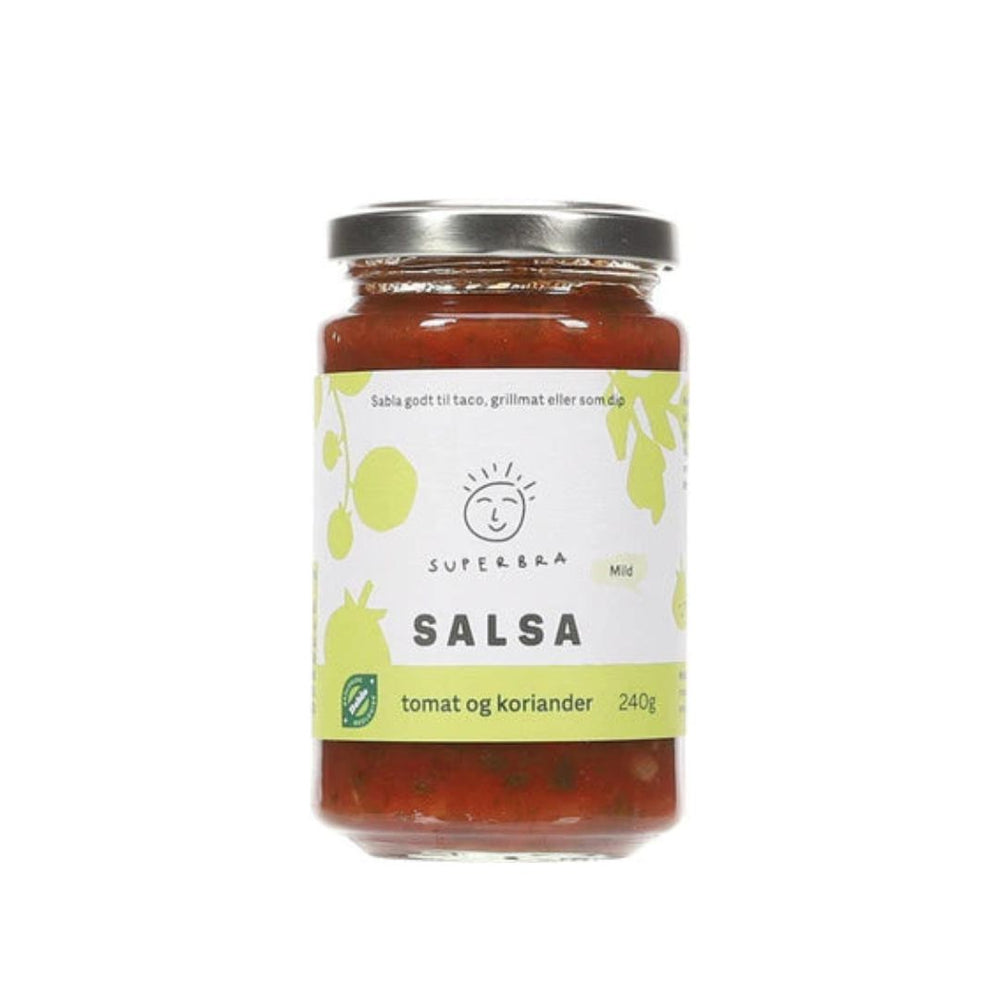 Økologisk Salsa Mild - Tomat & Koriander (240g)