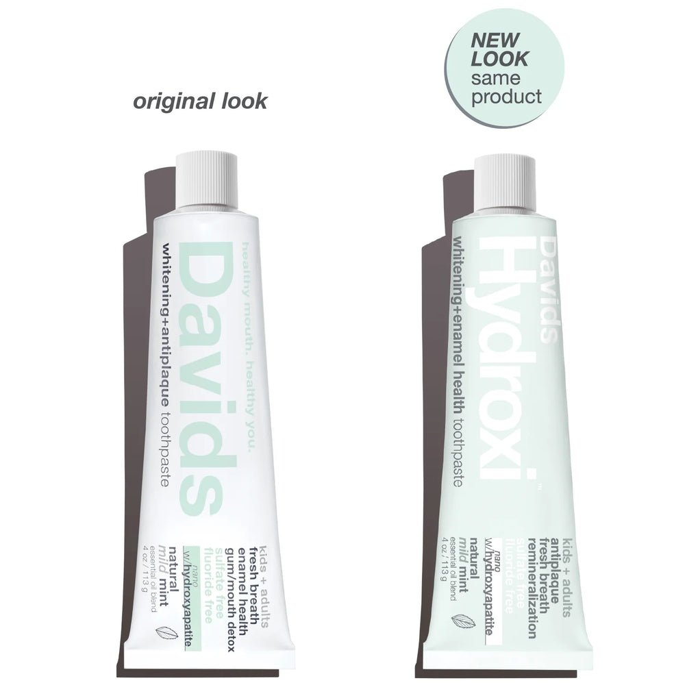 
                  
                    Davids Sensitive+Whitening Nano-Hydroxyapatite Premium mild peppermint (113g)
                  
                