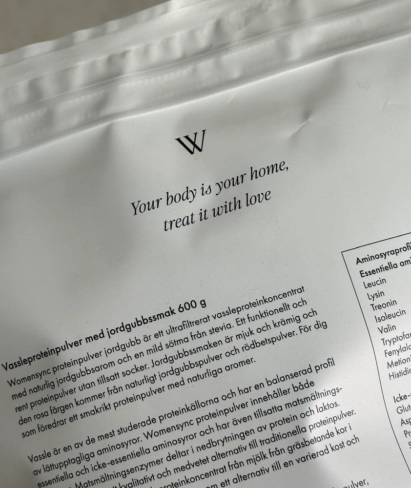 
                  
                    Womensync - Proteinpulver jordbær (600g)
                  
                