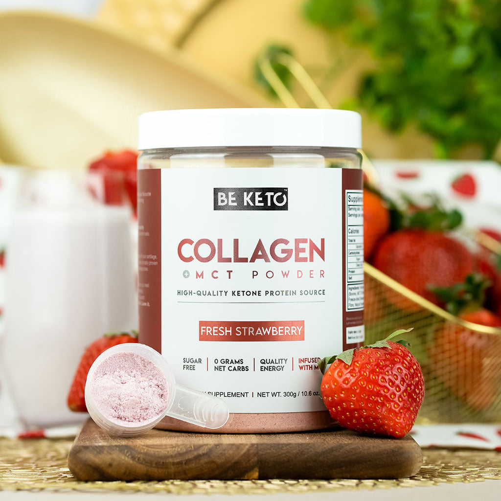 
                  
                    Keto-Kollagen + MCT-olje – Ferske Jordbær
                  
                