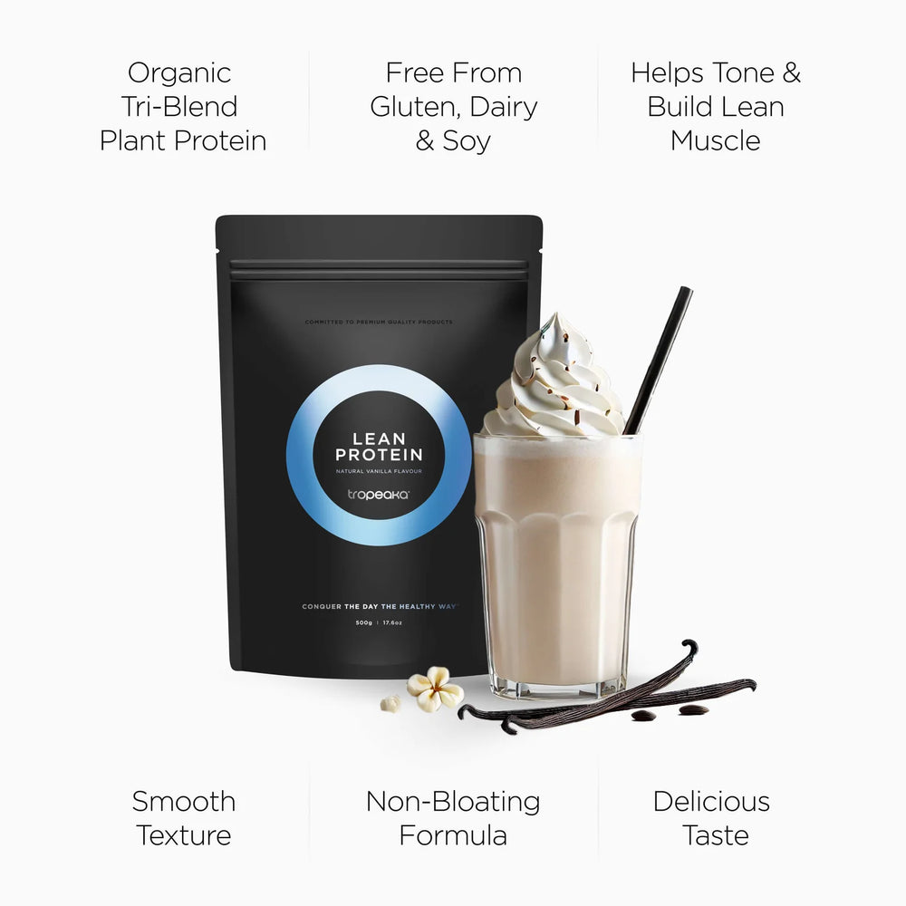 
                  
                    Tropeaka - Lean Protein Vanilla - Økologisk vegansk proteinpulver (500g)
                  
                
