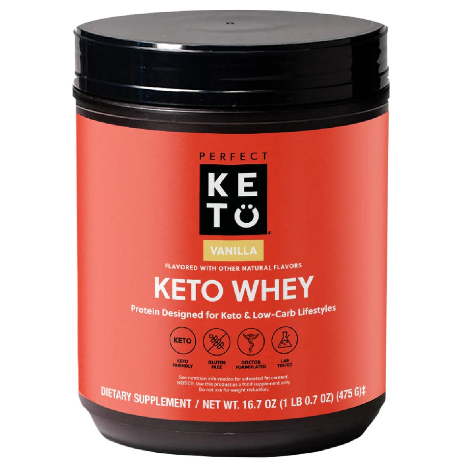 
                  
                    Perfect Keto  - Grass fed Whey Protein (511g)
                  
                