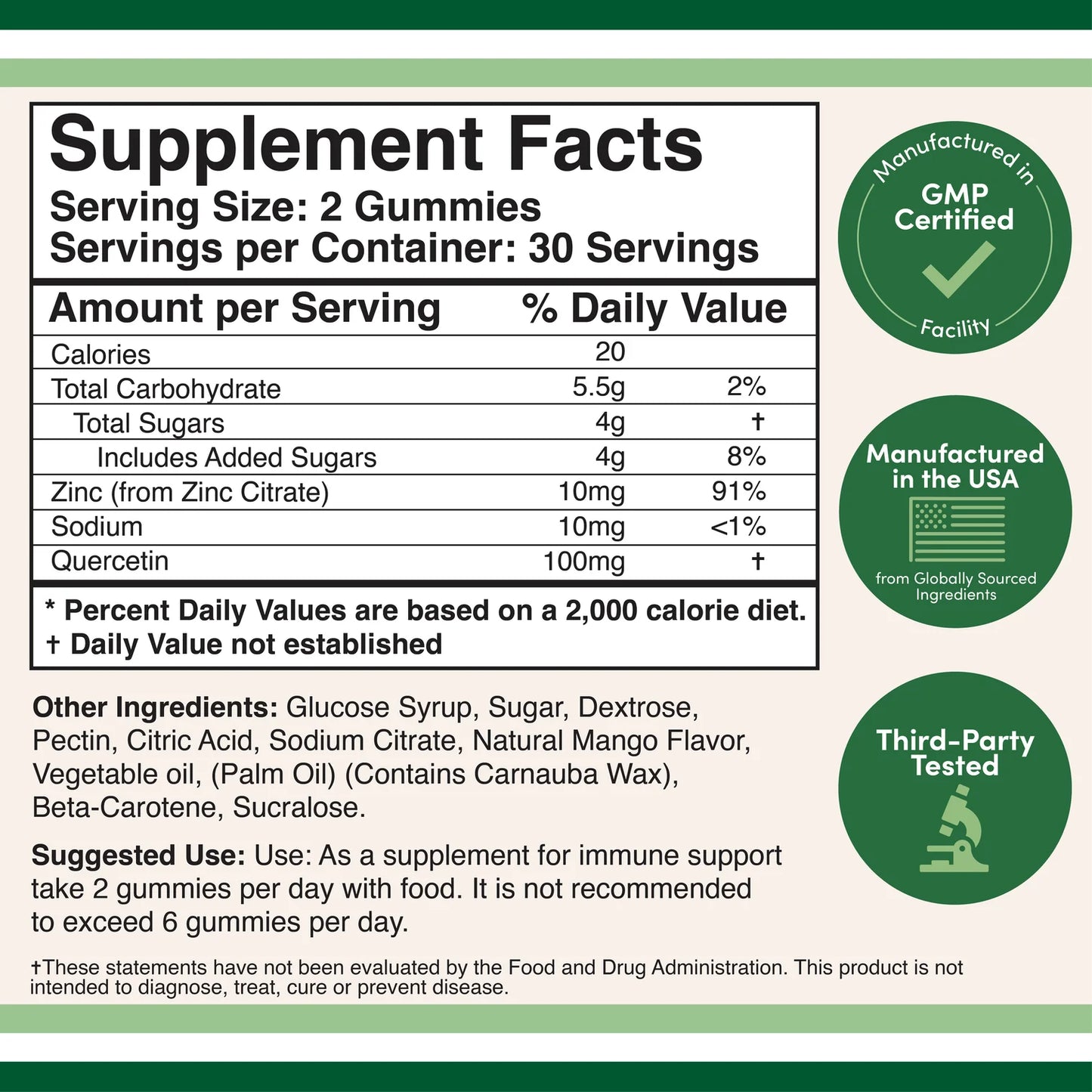 
                  
                    Double Wood - Quercetin + Zinc Gummies (60 stk)
                  
                