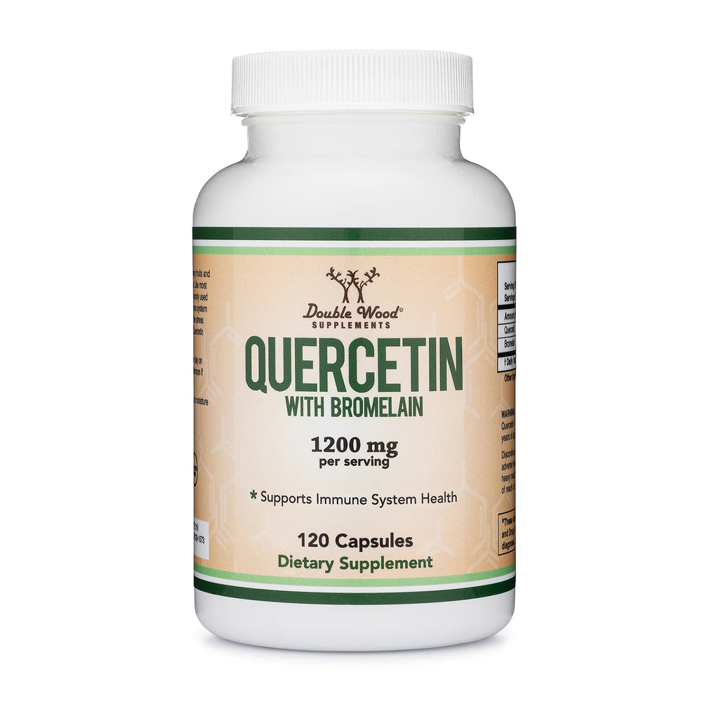 Double Wood - Quercetin med Bromelain (120 kaps)
