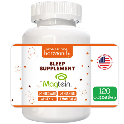 HARMONIFY- Sleep med Magtein Magnesium L Threonate, L Theanine, Lemonbalm, Apigenin