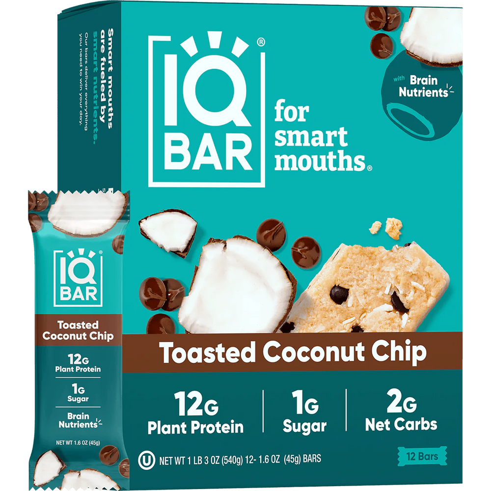 IQBAR - Toasted Coconut Chip (45g)