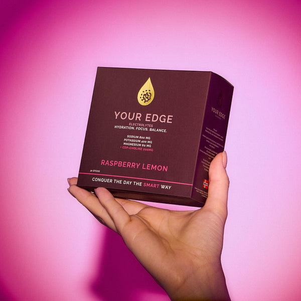 Your Edge Elektrolytter+ CDP-Choline, Rasberry Lemon (30 sticks)