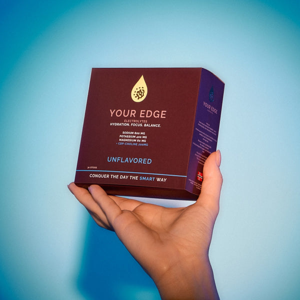 Your Edge Elektrolytter + CDP-Choline, Unflavored (30 sticks)