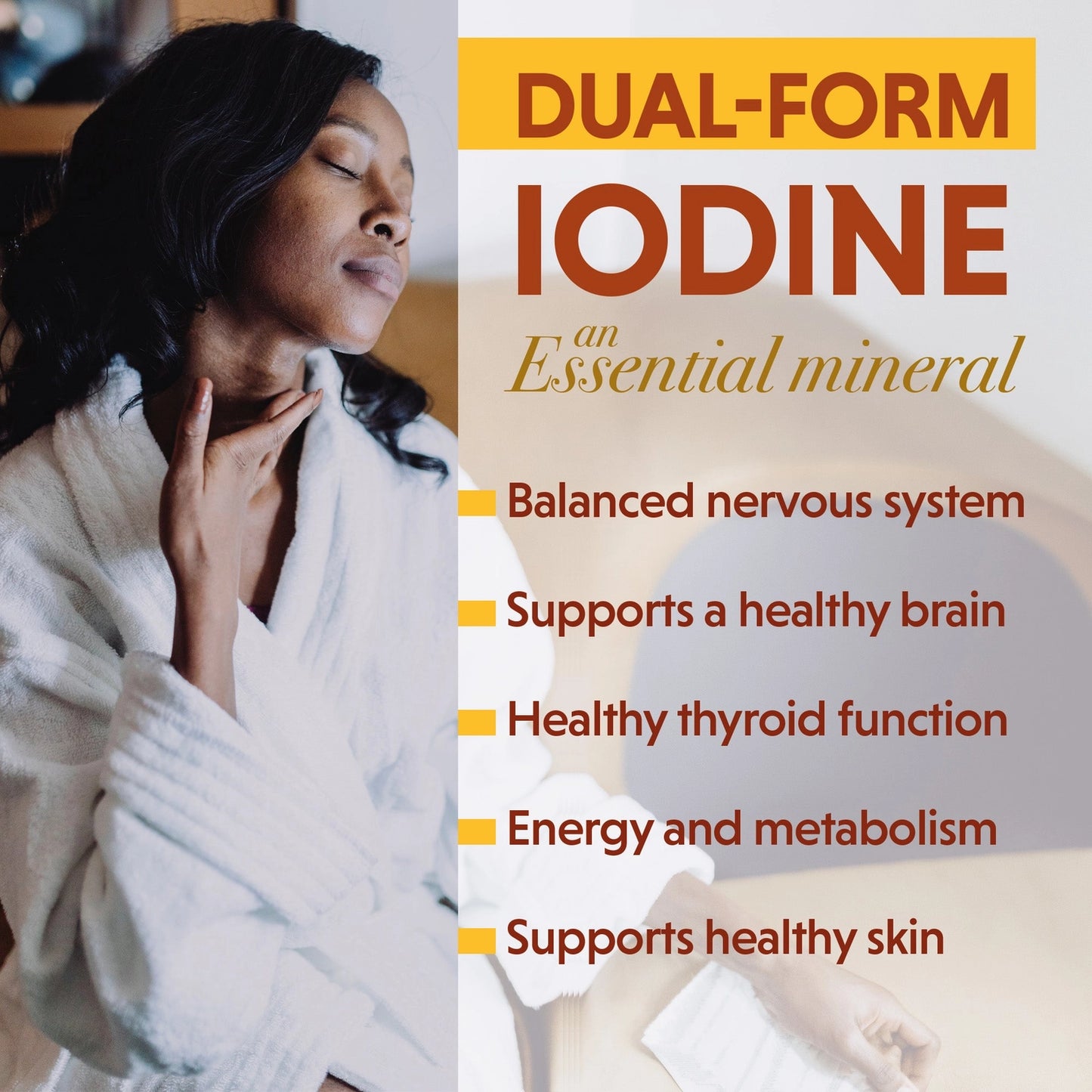 
                  
                    Jod i dobbel form (675 mcg), utvunnet fra naturlig tang (kelp)
                  
                