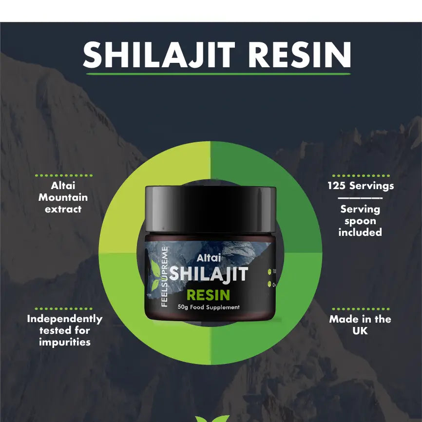 
                  
                    Pure Altai Shilajit Resin | 50g | 80+ trace minerals
                  
                