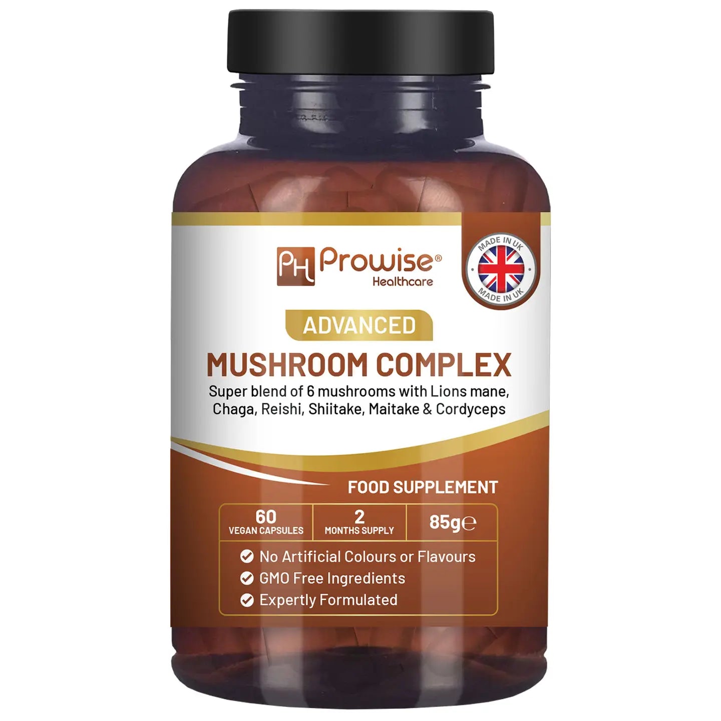 
                  
                    Advanced Mushroom Complex | A Super Blend of 6 Mushrooms (60 kaps)
                  
                