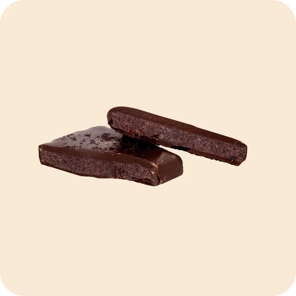 
                  
                    Cosmic Dealer - Chakra Chocolate-villblåbær & Reishi (20g singel)
                  
                