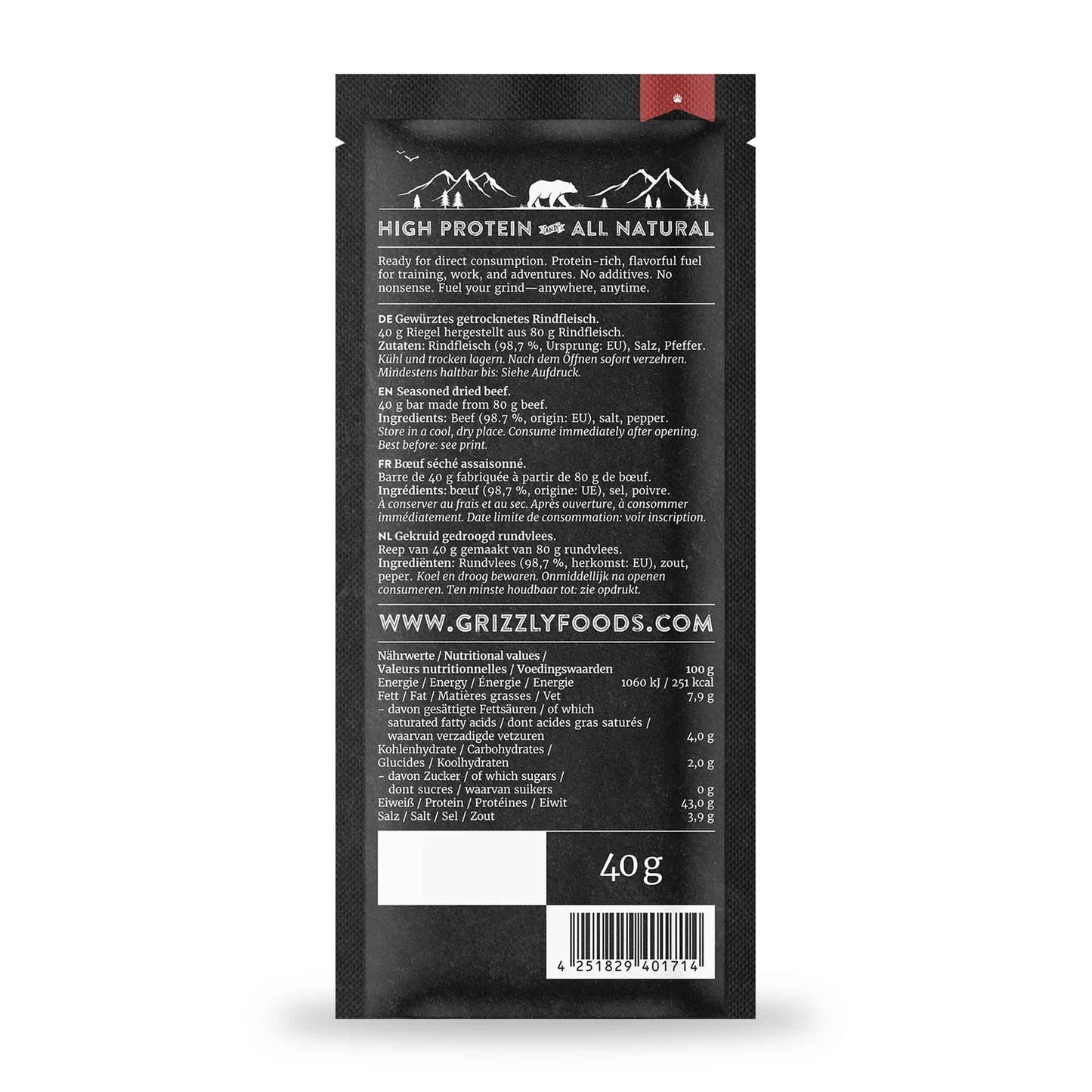 
                  
                    Carnivore Beef Bars (40g)
                  
                