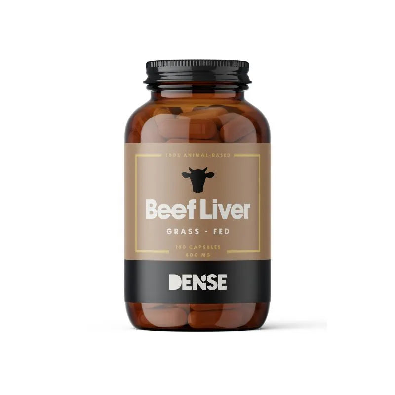 
                  
                    DENSE – Beef Liver – Gressforet levertilskudd – 180 kapsler
                  
                