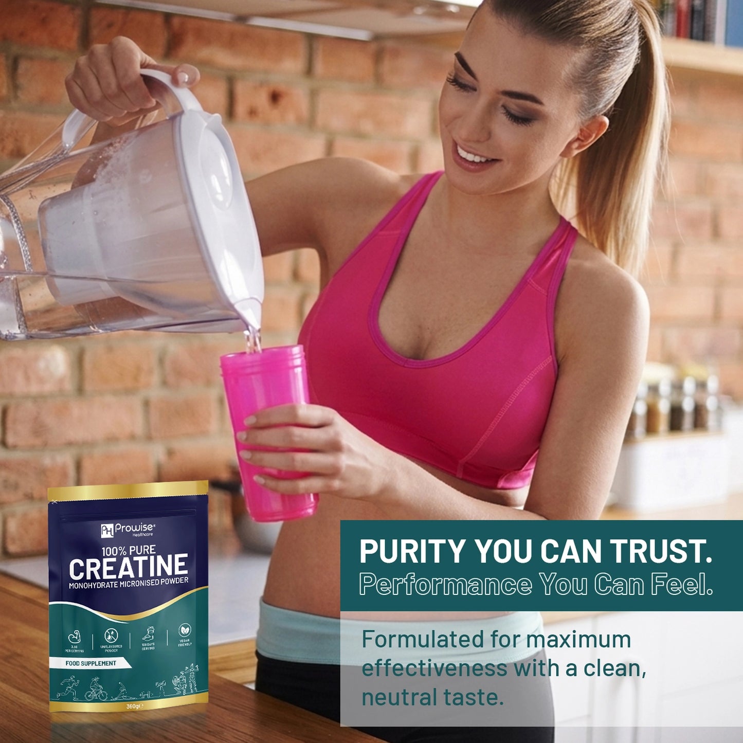 
                  
                    Prowise 100 % rent kreatin monohydrat 360g
                  
                