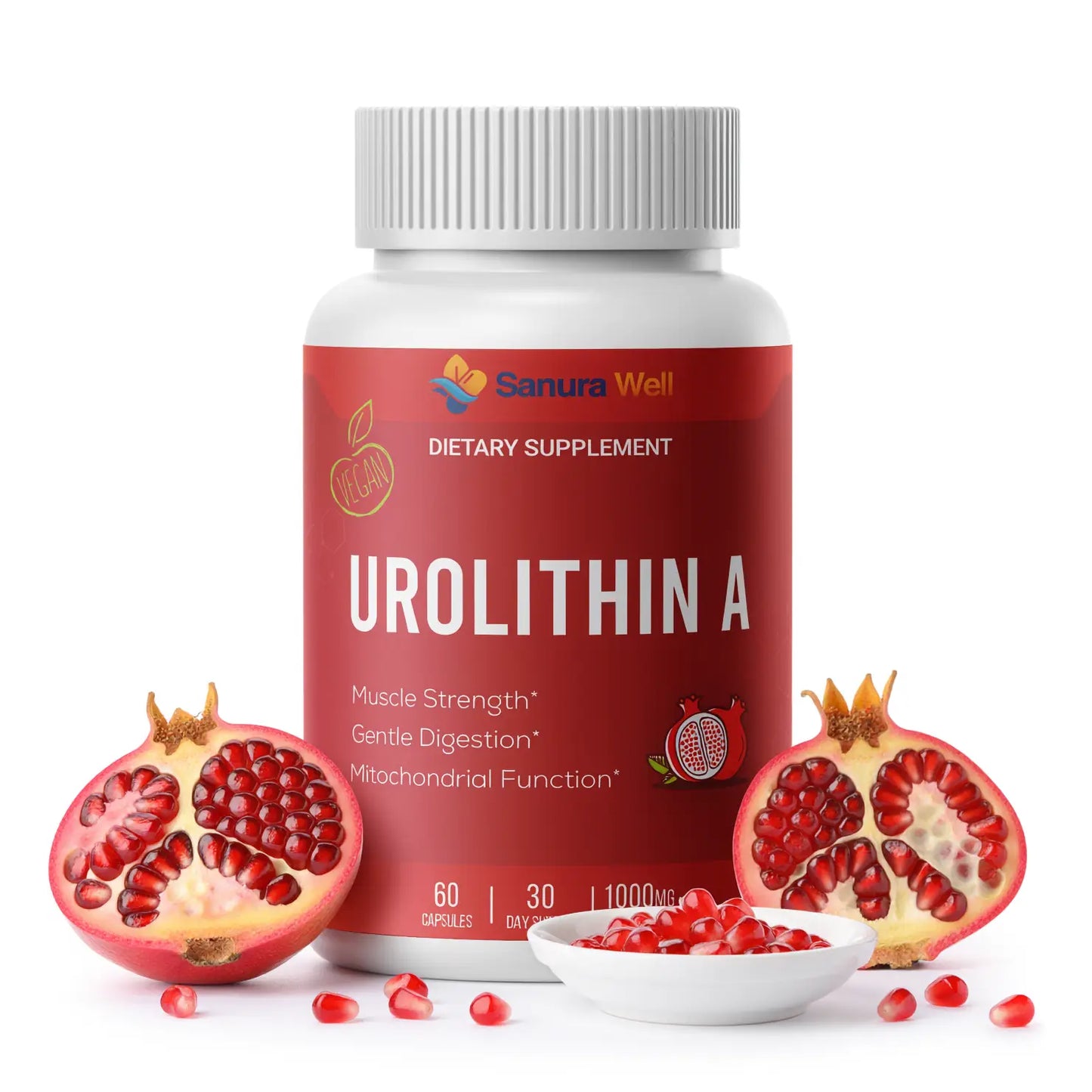 
                  
                    Urolithin A 1000 Mg, 60 Kaplser
                  
                